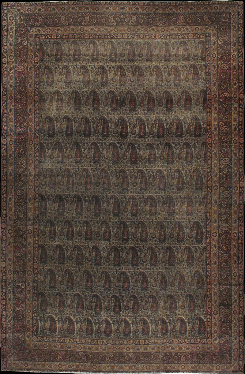 Antique kirman, lavar Carpet - # 50379