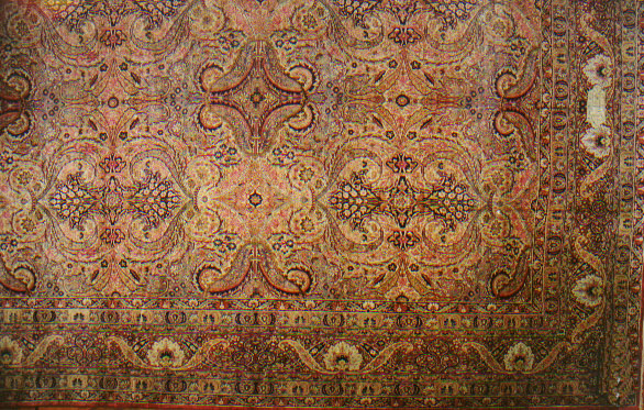 Antique kirman, lavar Carpet - # 1134