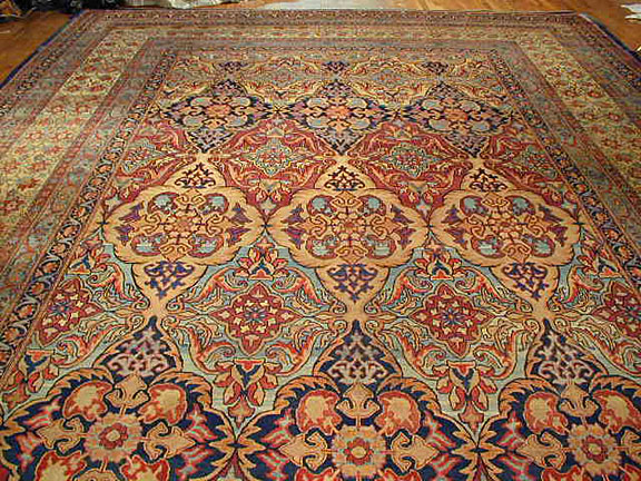 Antique kirman, lavar Carpet - # 3078
