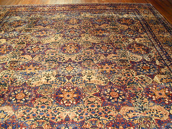 Antique kirman, lavar Carpet - # 3411