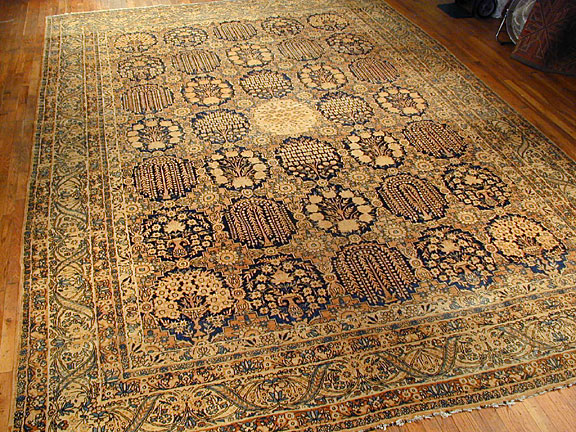 Antique kirman, lavar Carpet - # 4712