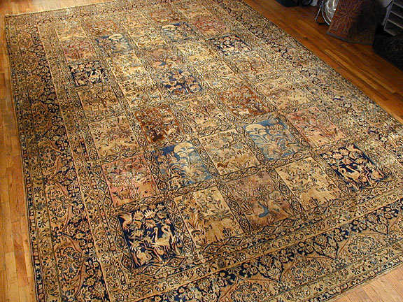Antique kirman, lavar Carpet - # 4713