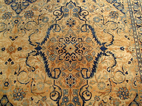 Antique kirman, lavar Carpet - # 4718