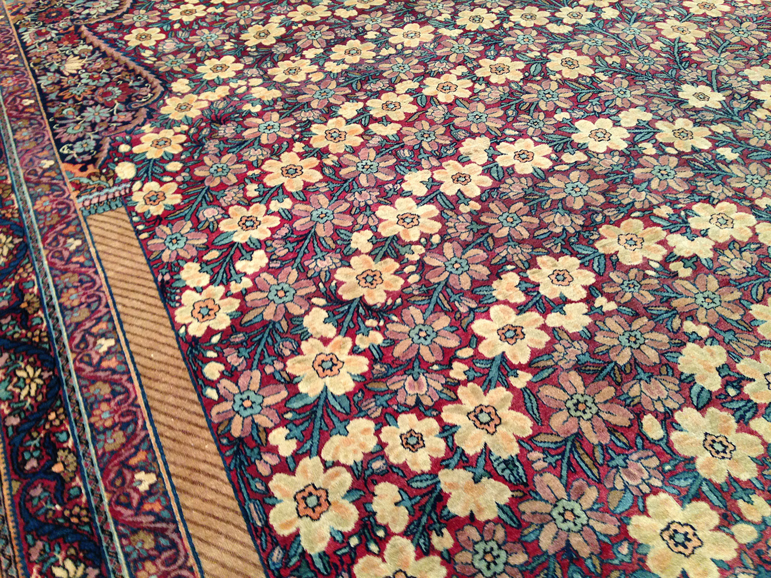 Antique kirman, lavar Carpet - # 50954