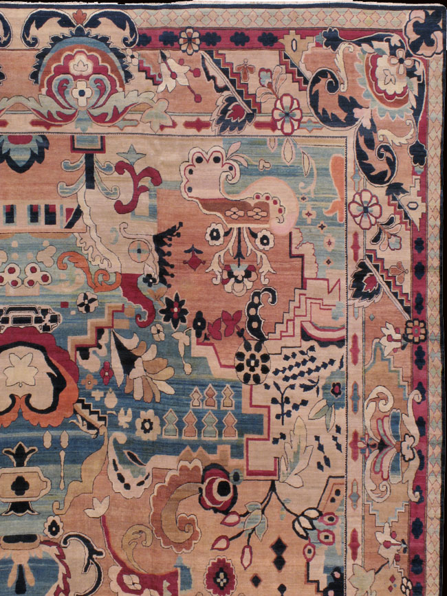 Antique kirman, lavar Carpet - # 51052