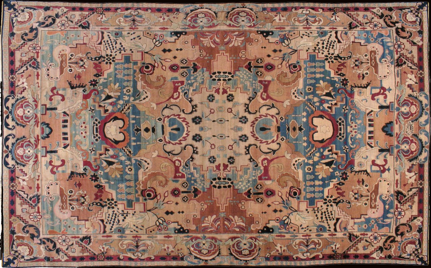 Antique kirman, lavar Carpet - # 51052