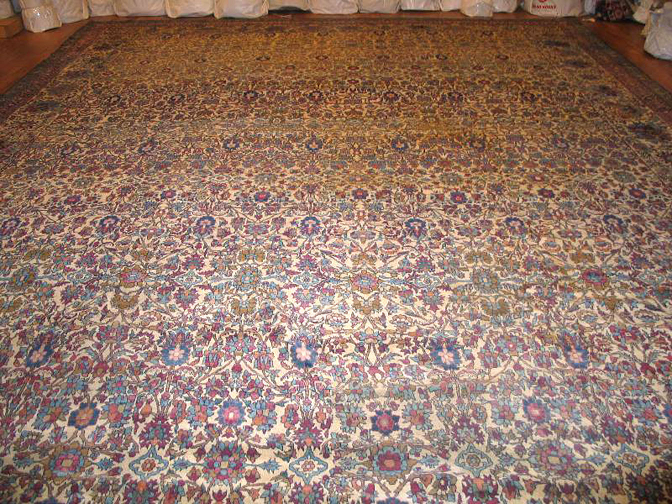 Antique kirman, lavar Carpet - # 51112