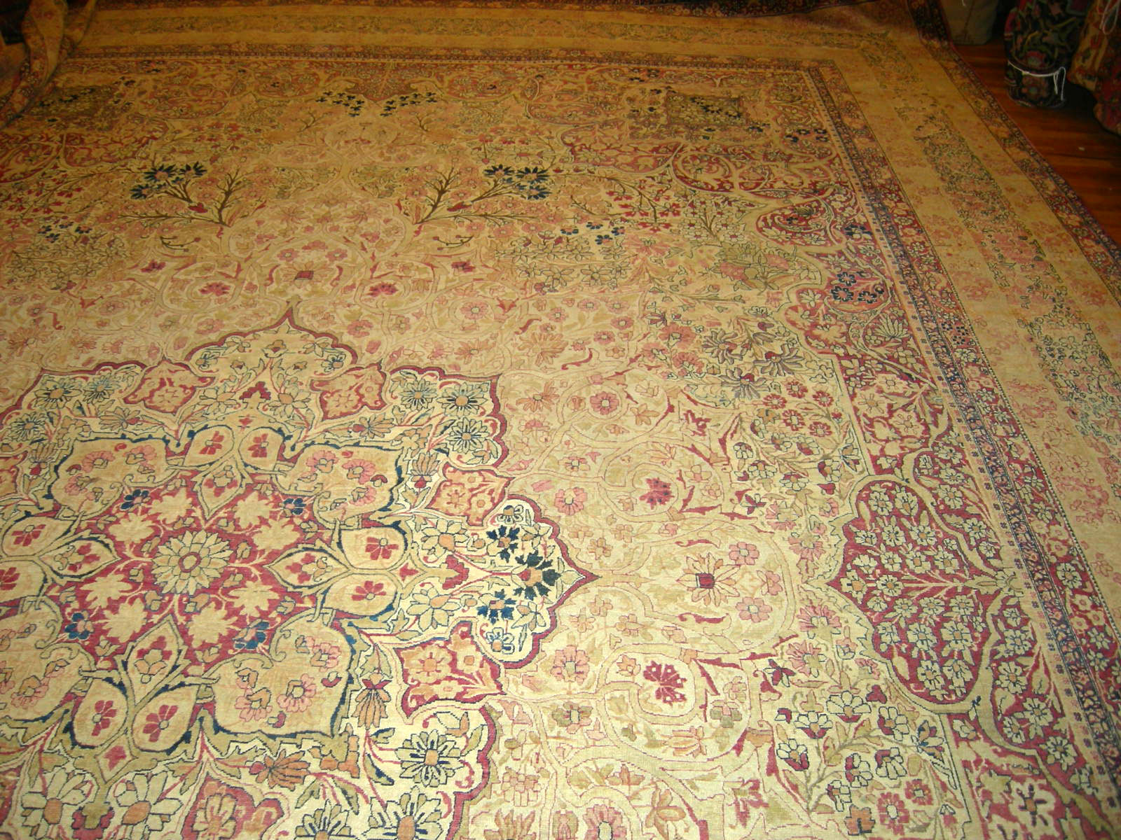 Antique kirman, lavar Carpet - # 51123