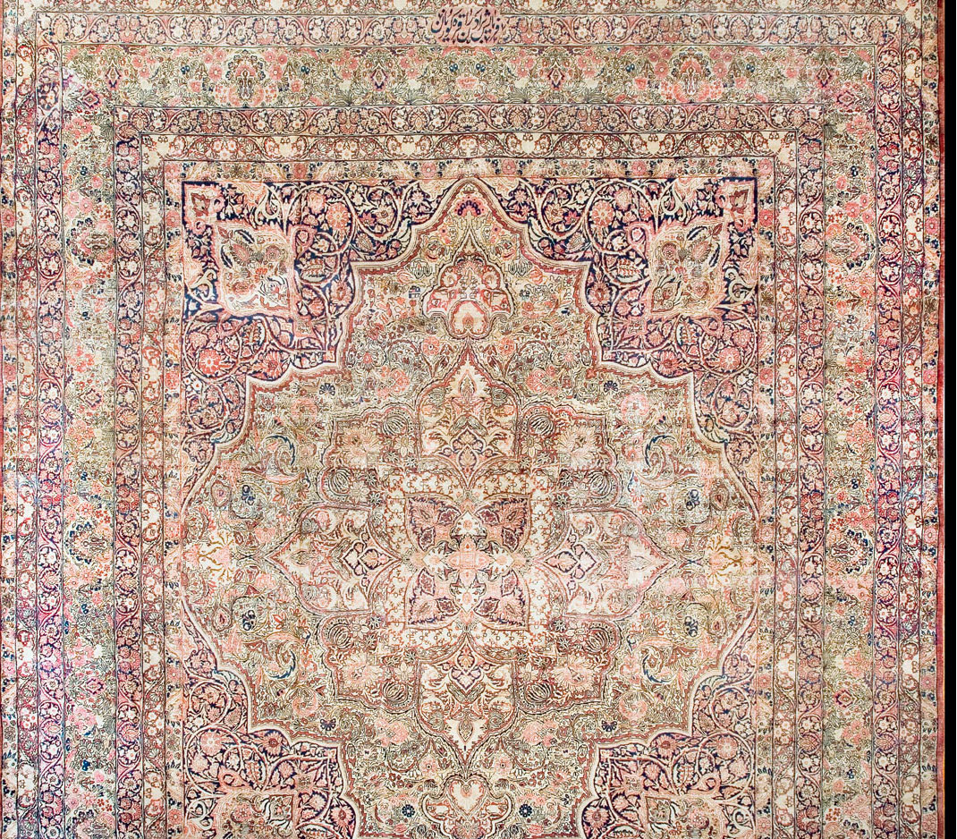 Antique kirman, lavar Carpet - # 52348