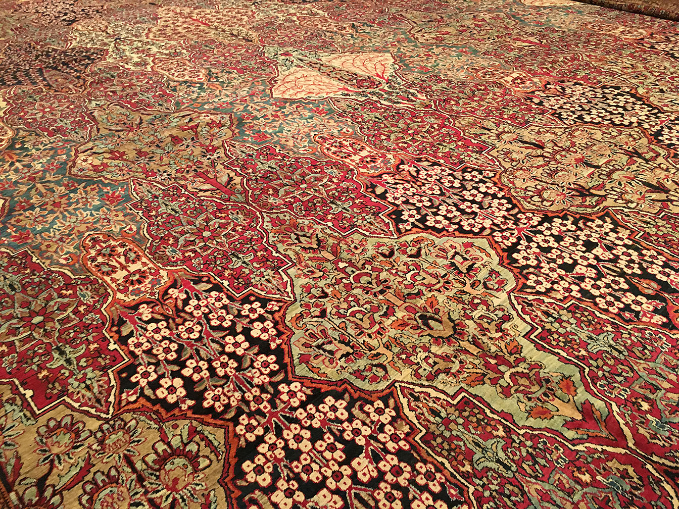 Antique kirman, lavar Carpet - # 52405