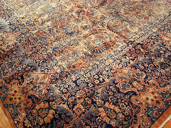 Antique kirman, lavar Carpet - # 5253