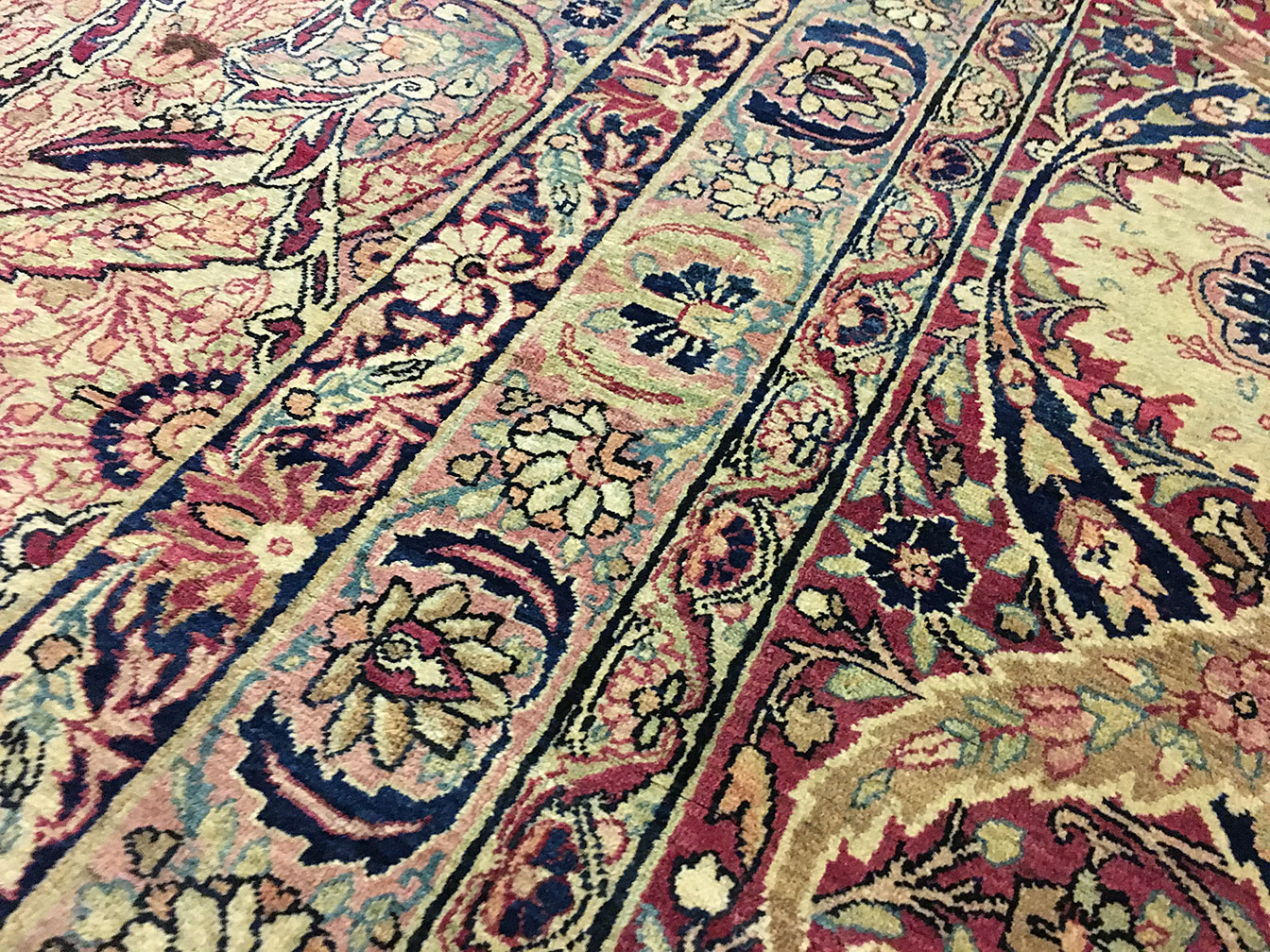 Antique kirman, lavar Carpet - # 52973