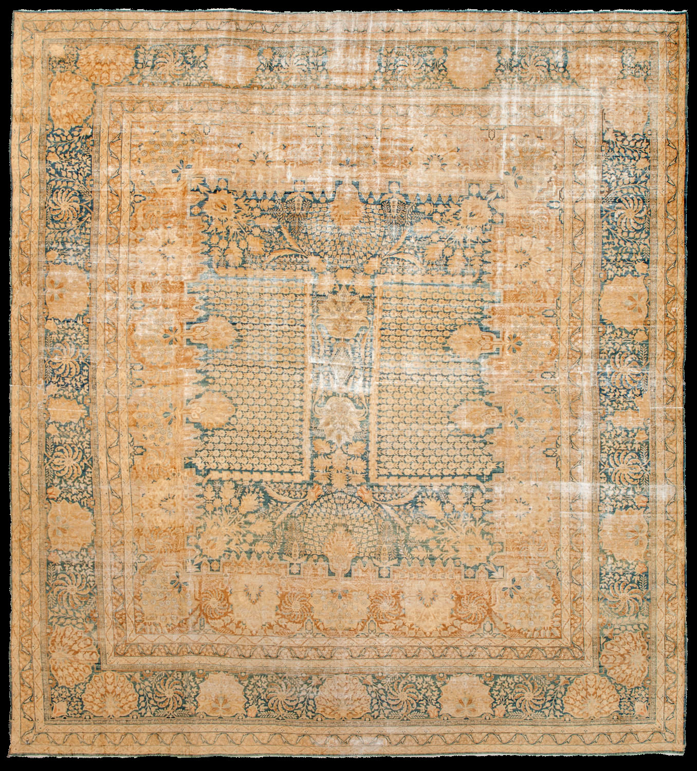 Antique kirman, lavar Carpet - # 53012