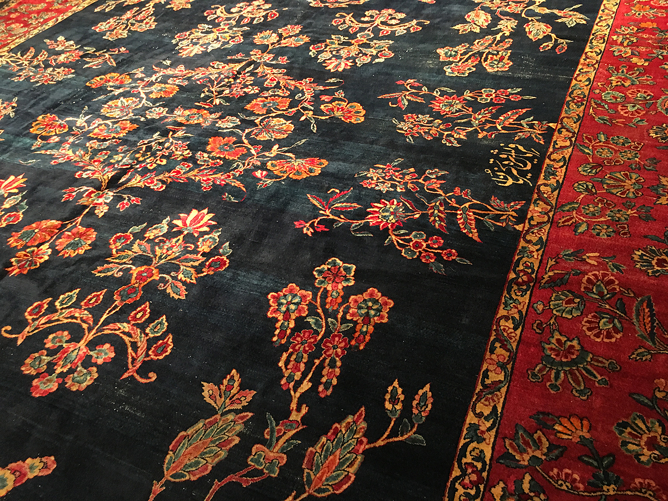 Antique kirman, lavar Carpet - # 53565