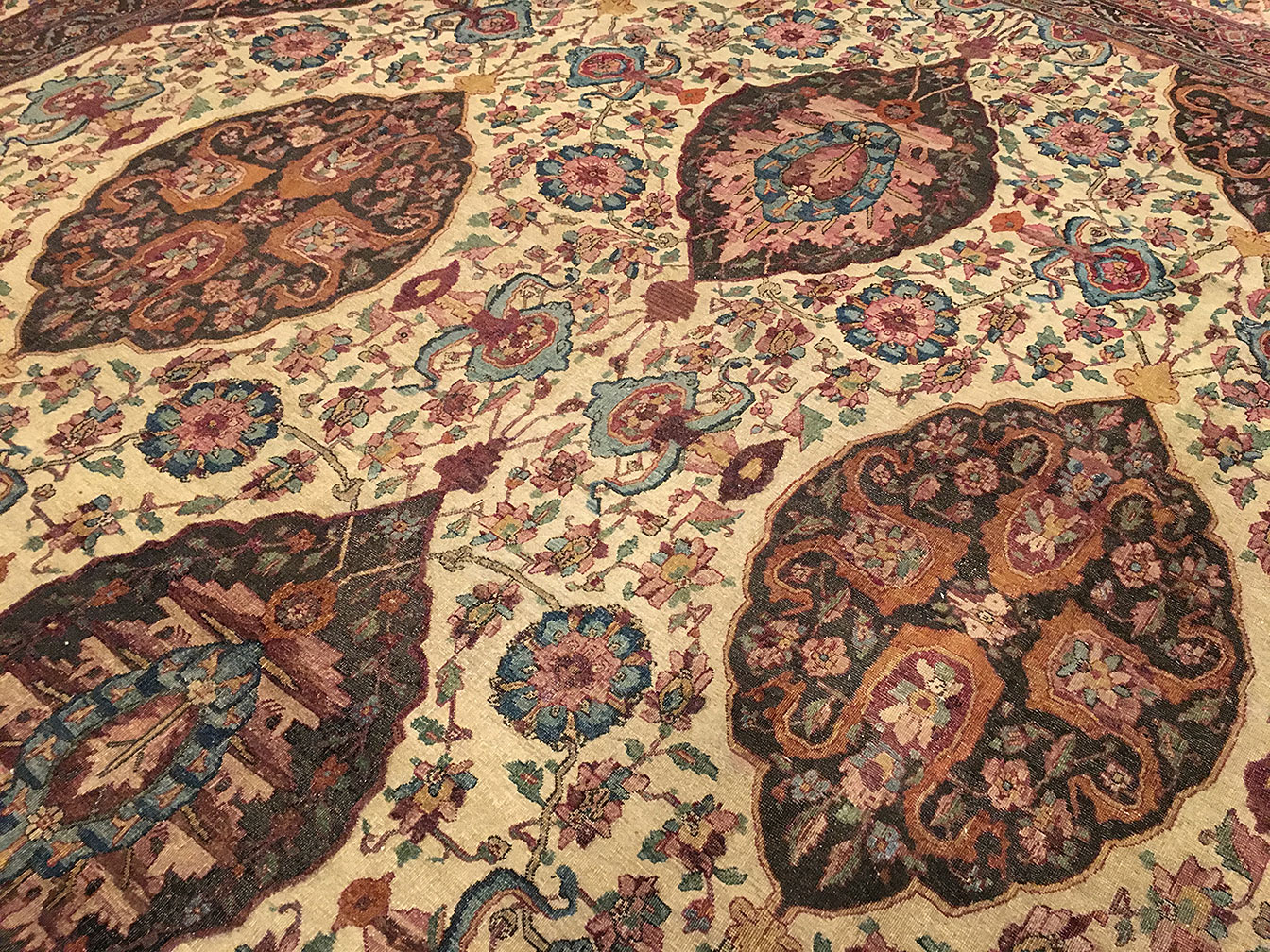 Antique kirman, lavar Carpet - # 53716