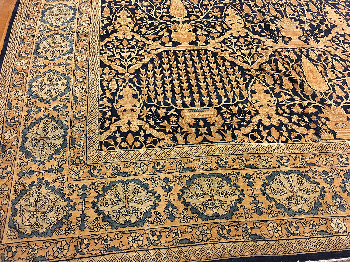 Antique kirman, lavar Carpet - # 53815