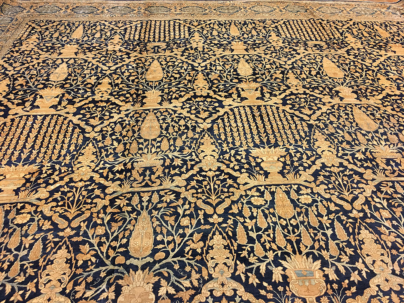 Antique kirman, lavar Carpet - # 53815