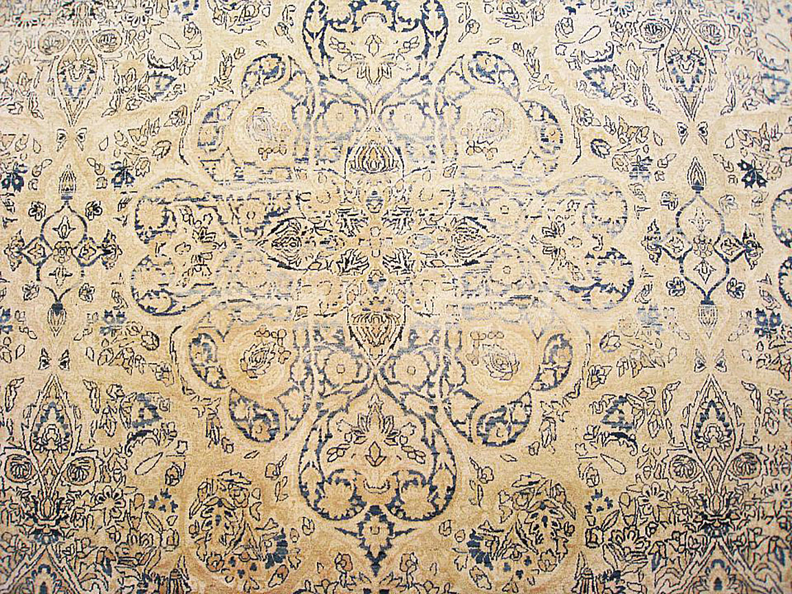 Antique kirman, lavar Carpet - # 54077