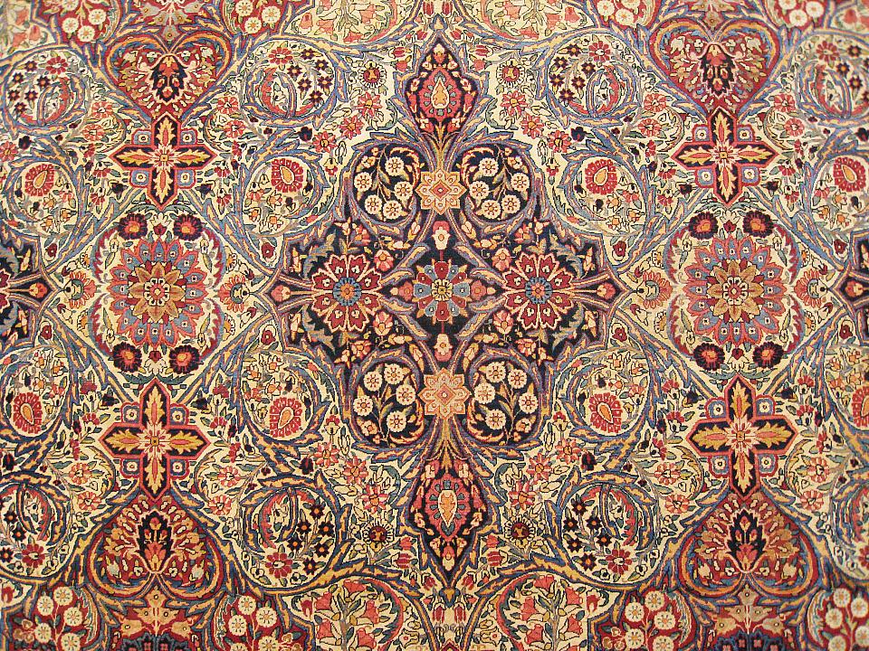 Antique kirman, lavar Carpet - # 54082