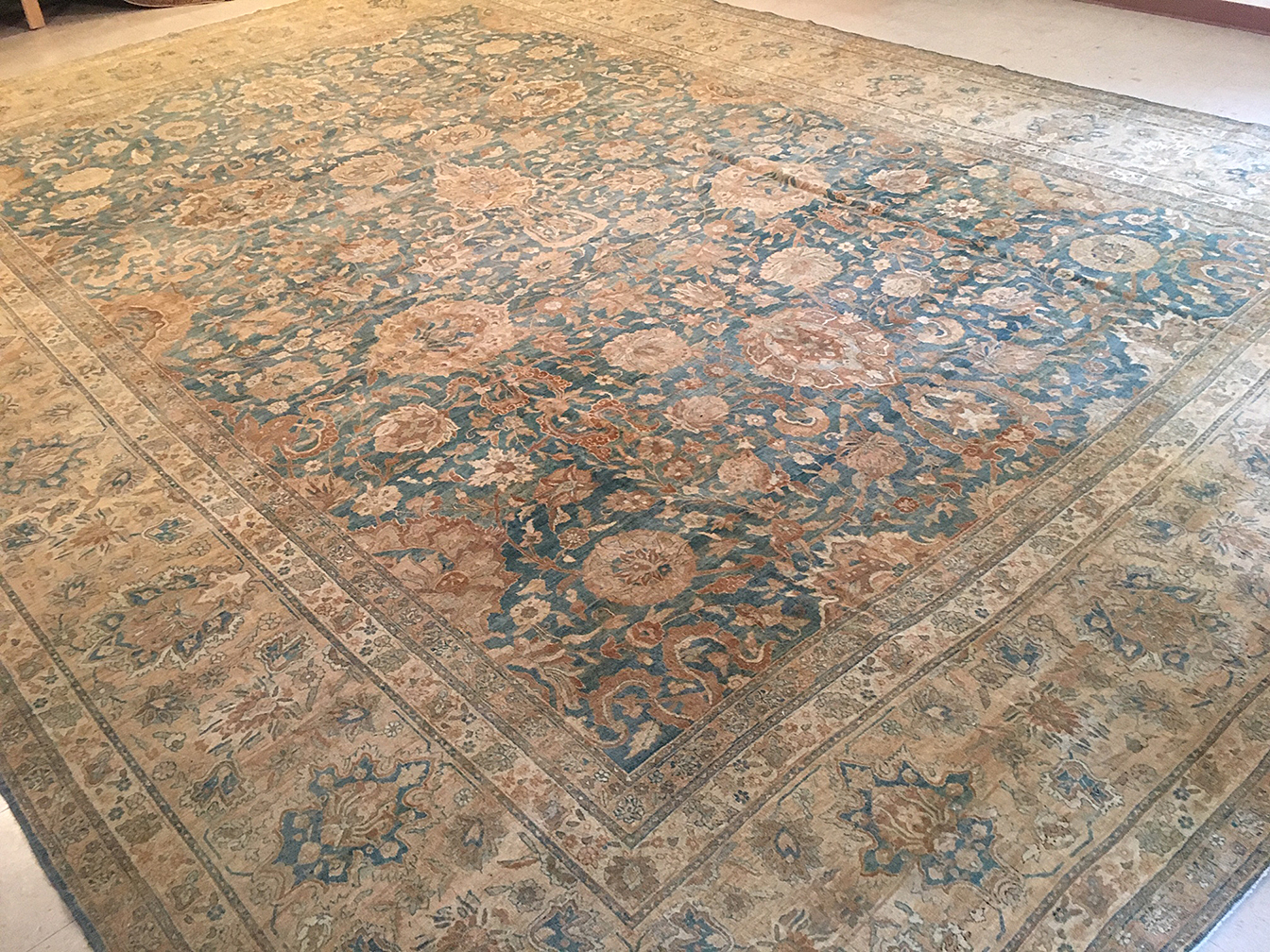 Antique kirman, lavar Carpet - # 54399