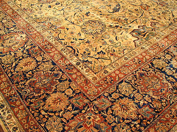Antique kirman, lavar Carpet - # 5519