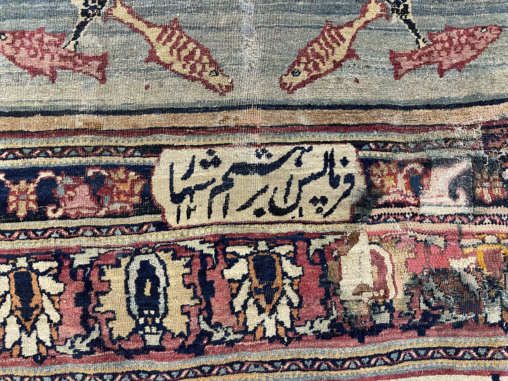 Antique kirman, lavar Carpet - # 58195