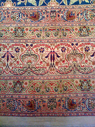 Antique kirman, lavar Carpet - # 5880
