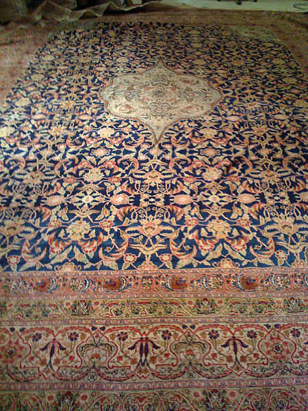 Antique kirman, lavar Carpet - # 5880