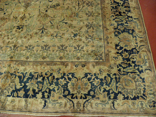 Antique kirman, lavar Carpet - # 6617