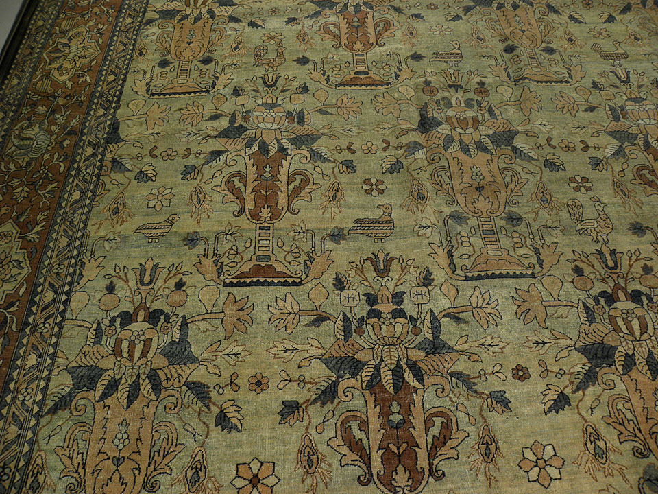 Antique kirman, lavar Carpet - # 7984