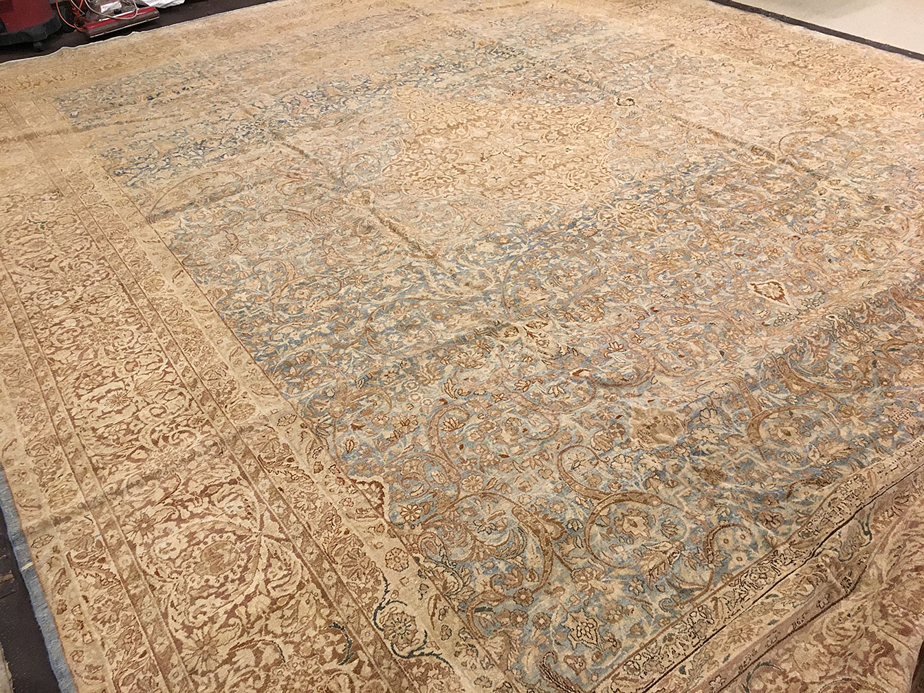 Antique kirman, lavar Carpet - # 8524