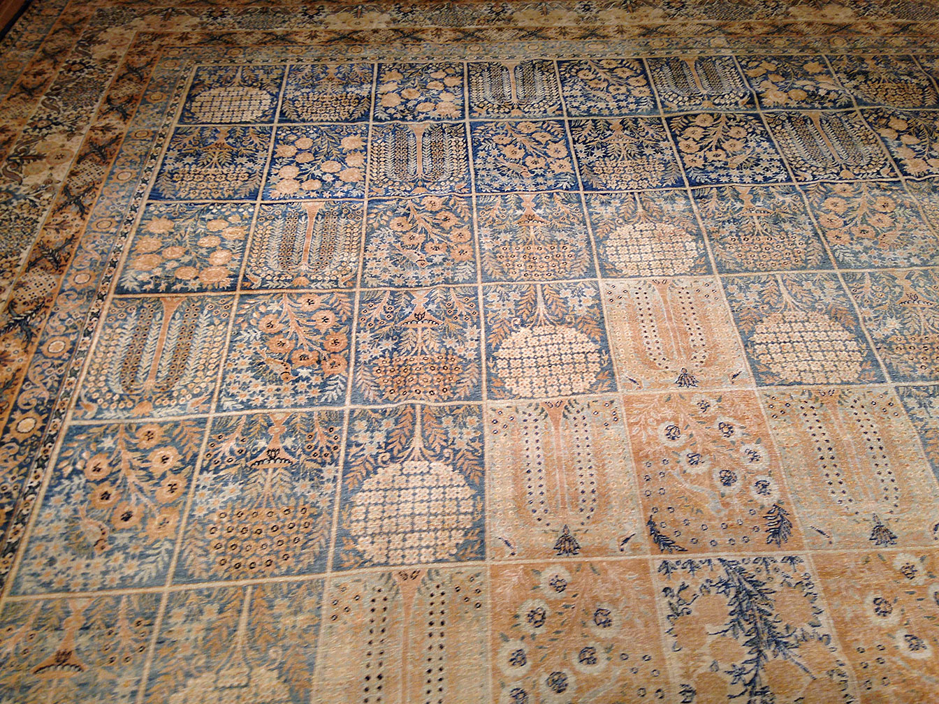 Antique kirman, lavar Carpet - # 9372
