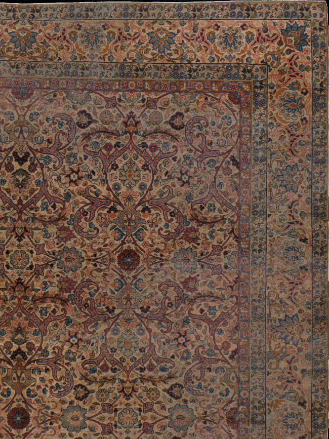 antique lavar kerman Carpet - # 40411