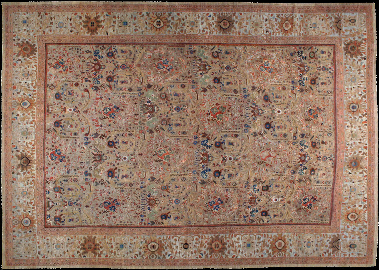 Antique mahal Carpet - # 51962
