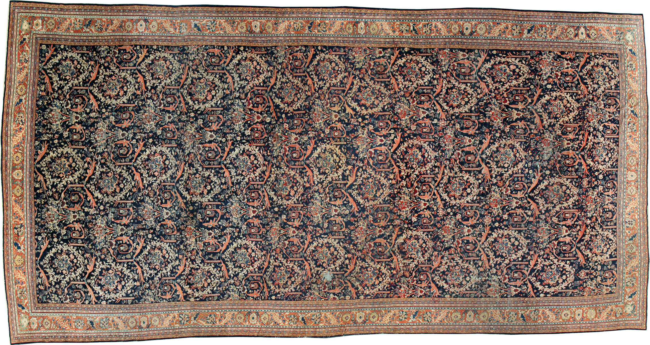 Antique mahal Carpet - # 53808