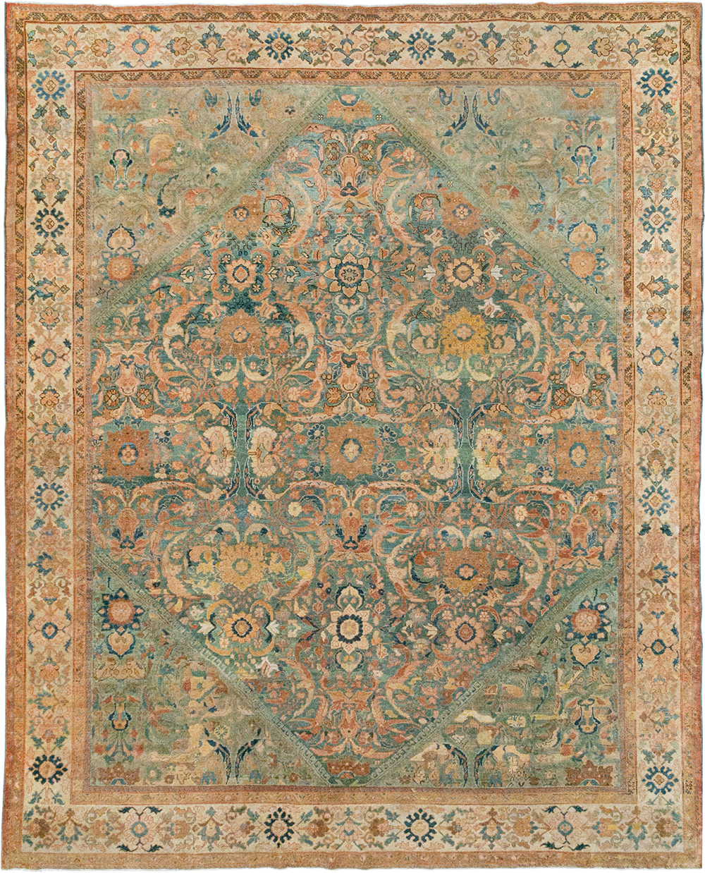 Antique mahal Carpet - # 58054