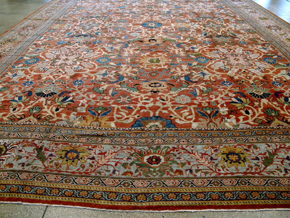 Antique mahal Carpet - # 9584