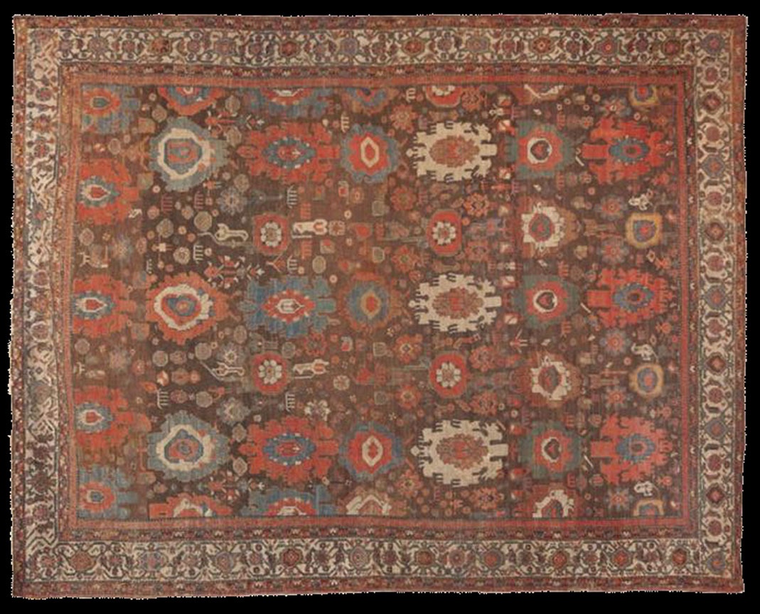 Antique malayer Carpet - # 53002
