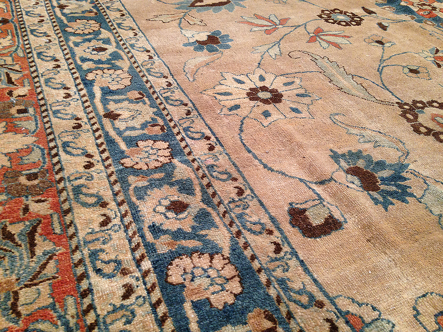 Antique meshed Carpet - # 50960
