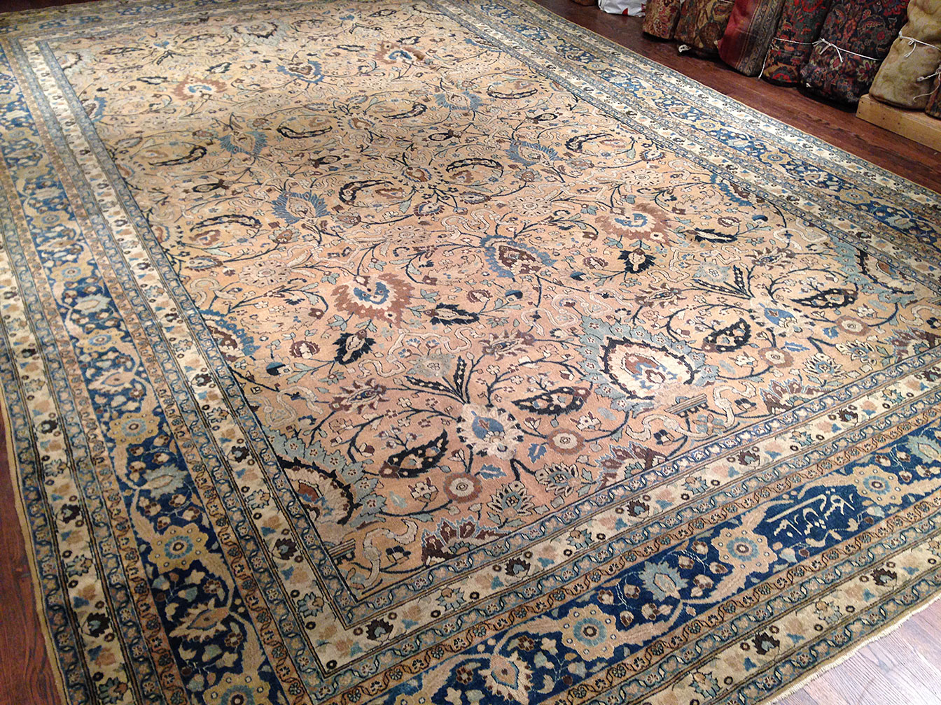 Antique meshed Carpet - # 9348
