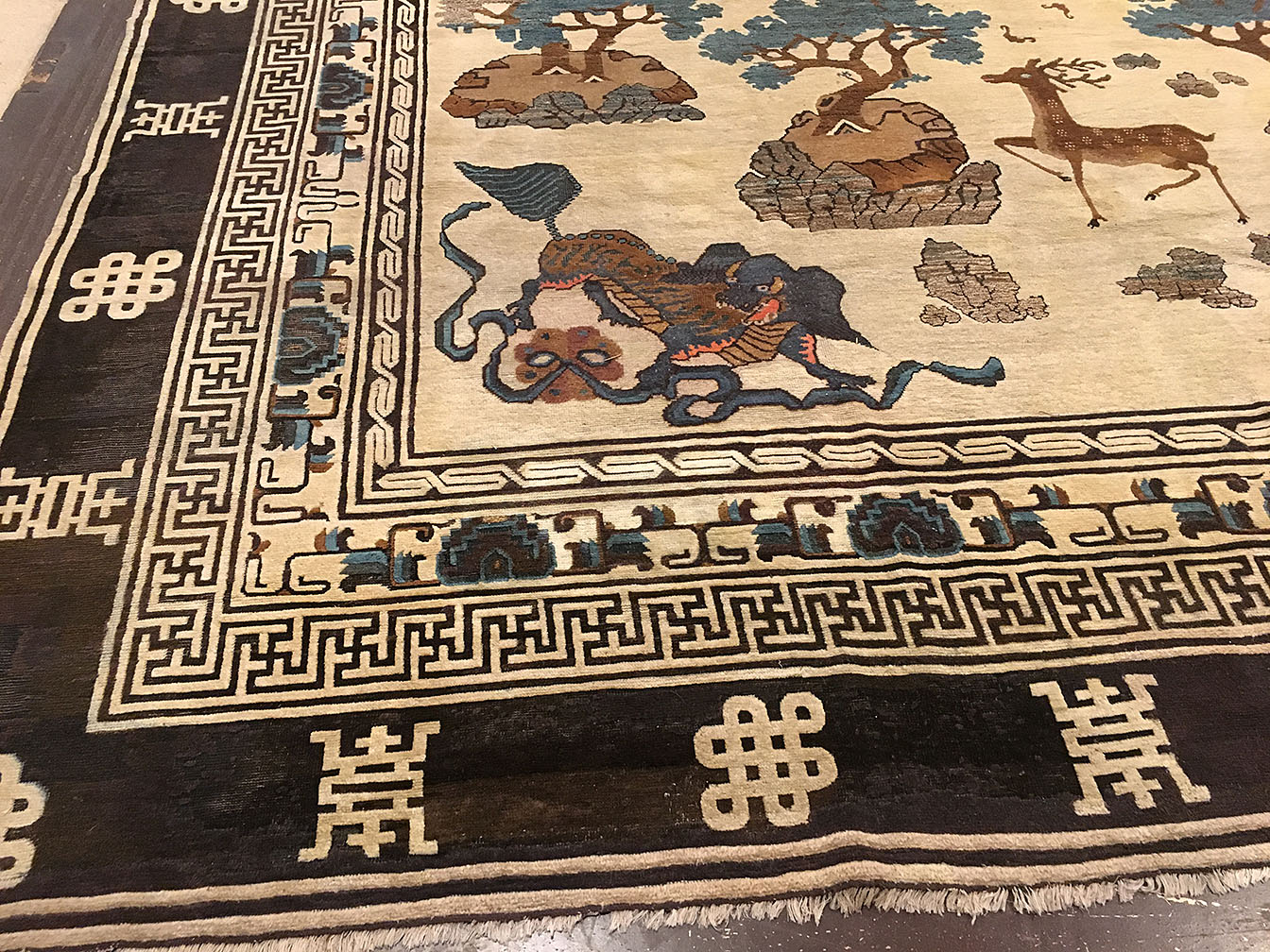 Antique mongolian Carpet - # 53831
