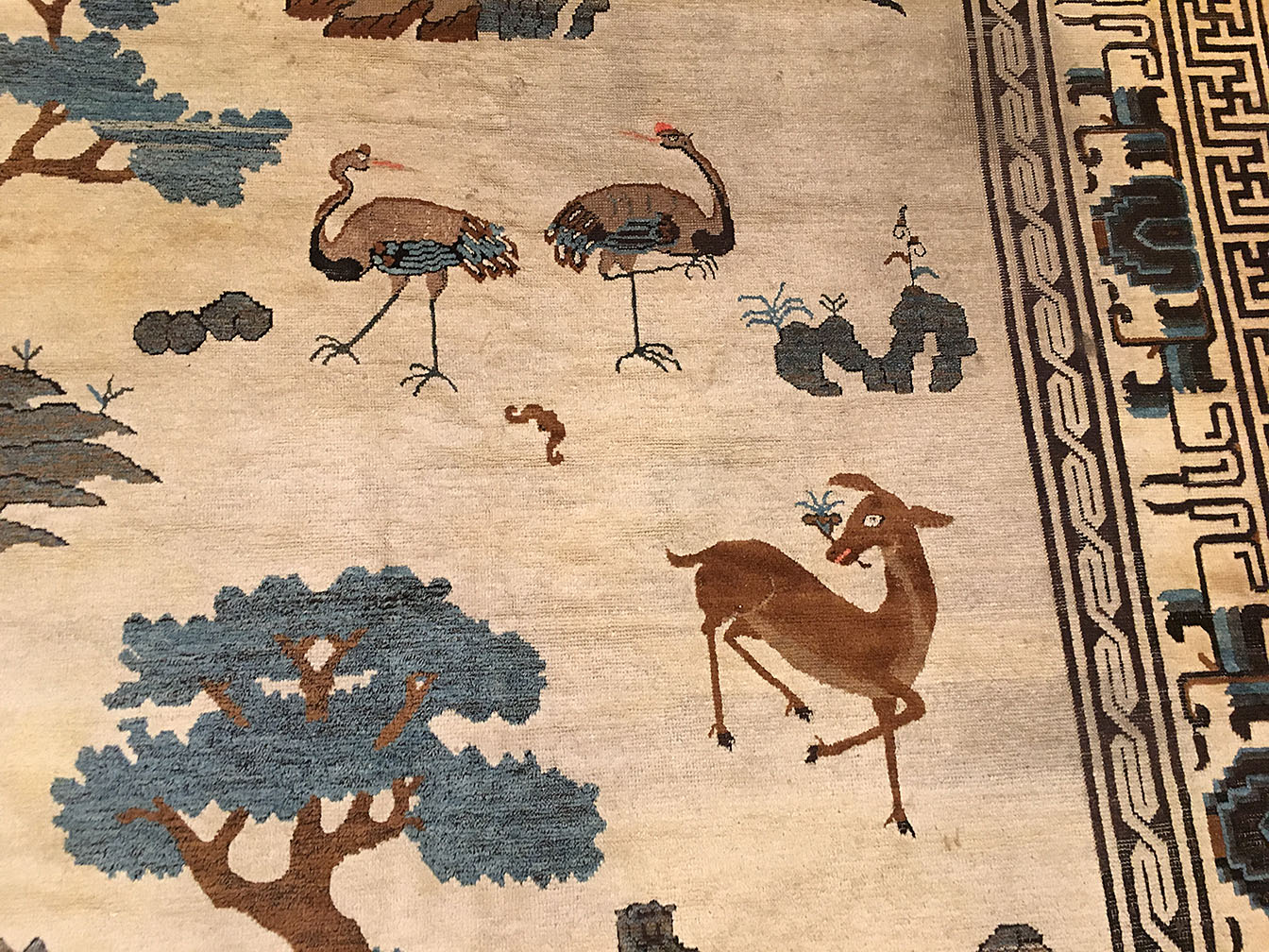 Antique mongolian Carpet - # 53831