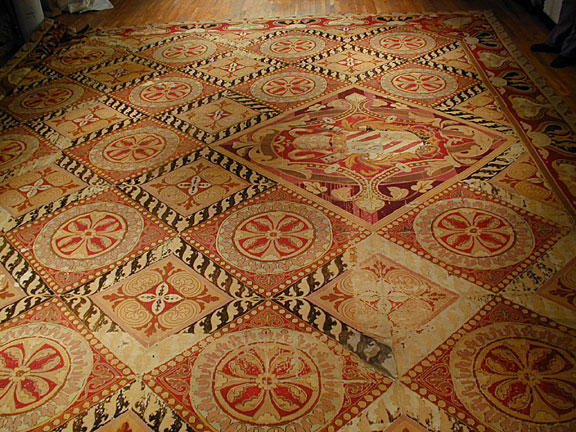 Antique needlepoint Carpet - # 4022