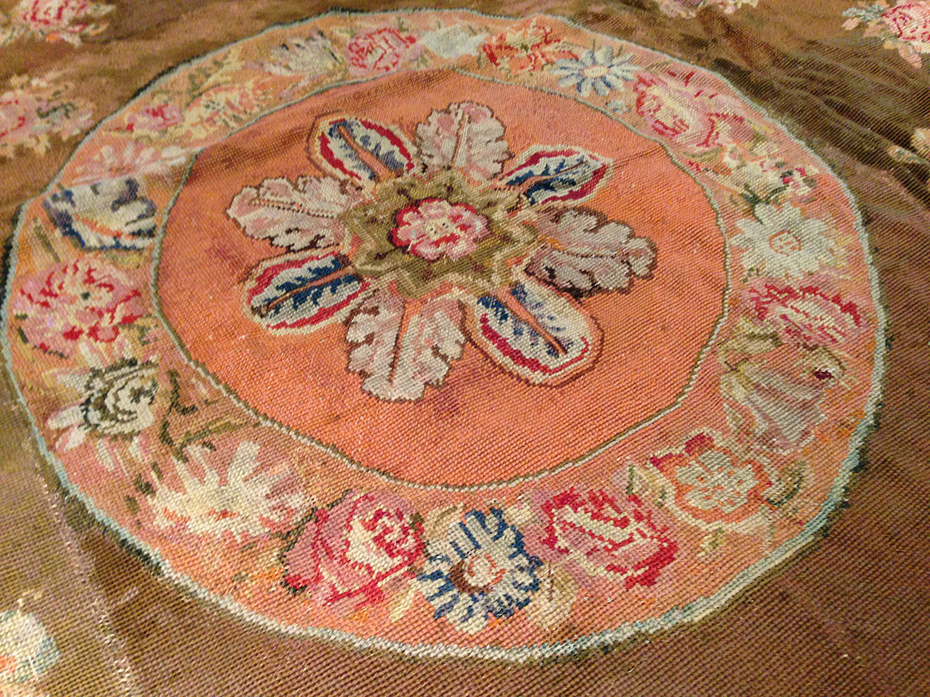 Antique needlepoint Carpet - # 50197