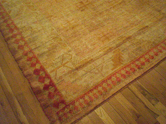 Antique oushak, angora Carpet - # 5872