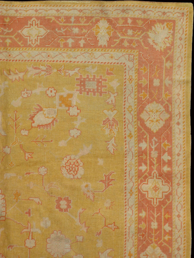 Antique oushak Carpet - # 10746