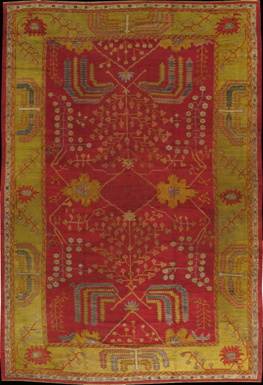 Antique oushak Carpet - # 10825
