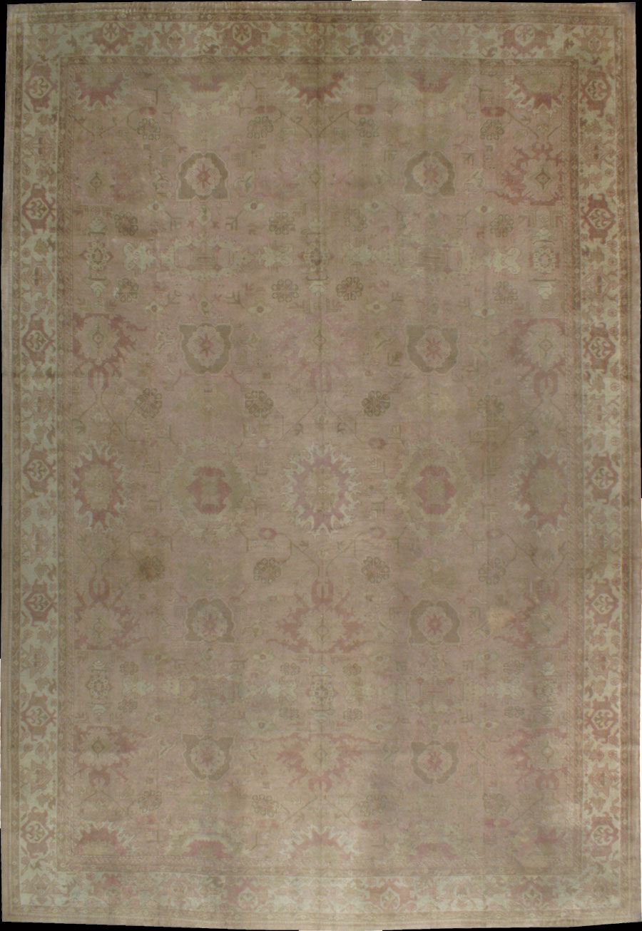 Antique oushak Carpet - # 11286