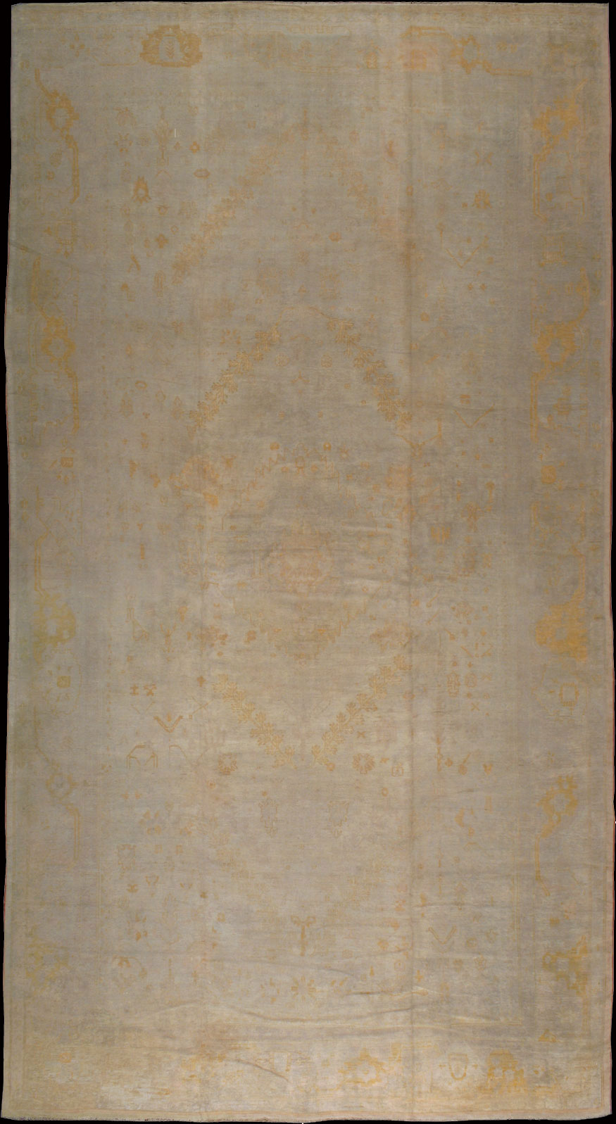 Antique oushak Carpet - # 11295