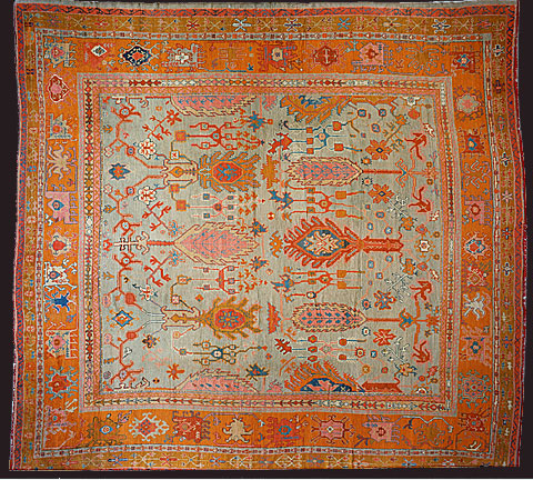 Antique oushak Carpet - # 2071